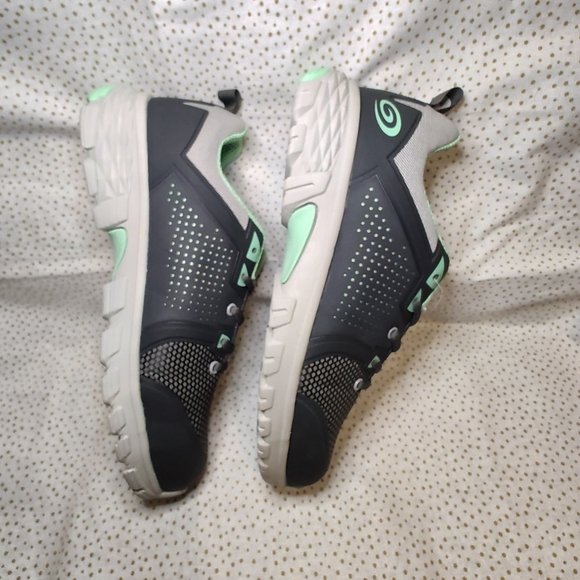 Nautilus Women's Zephyr Safety Toe Athletic Safety Shoes N1355 Gray/Mint Sz 11W - Picture 3 of 13